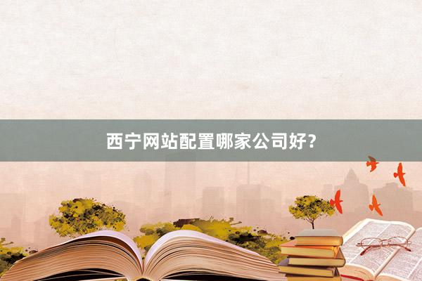 西宁网站配置哪家公司好？
